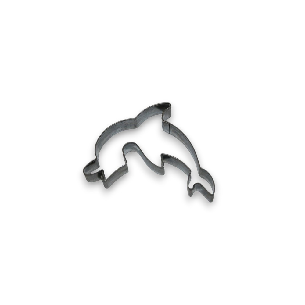 Stainless steel cookie cutter - Dolphin for mug 7cm