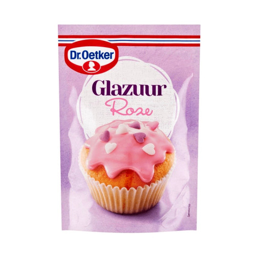 Dr. Oetker Rosa Glasur - 125g