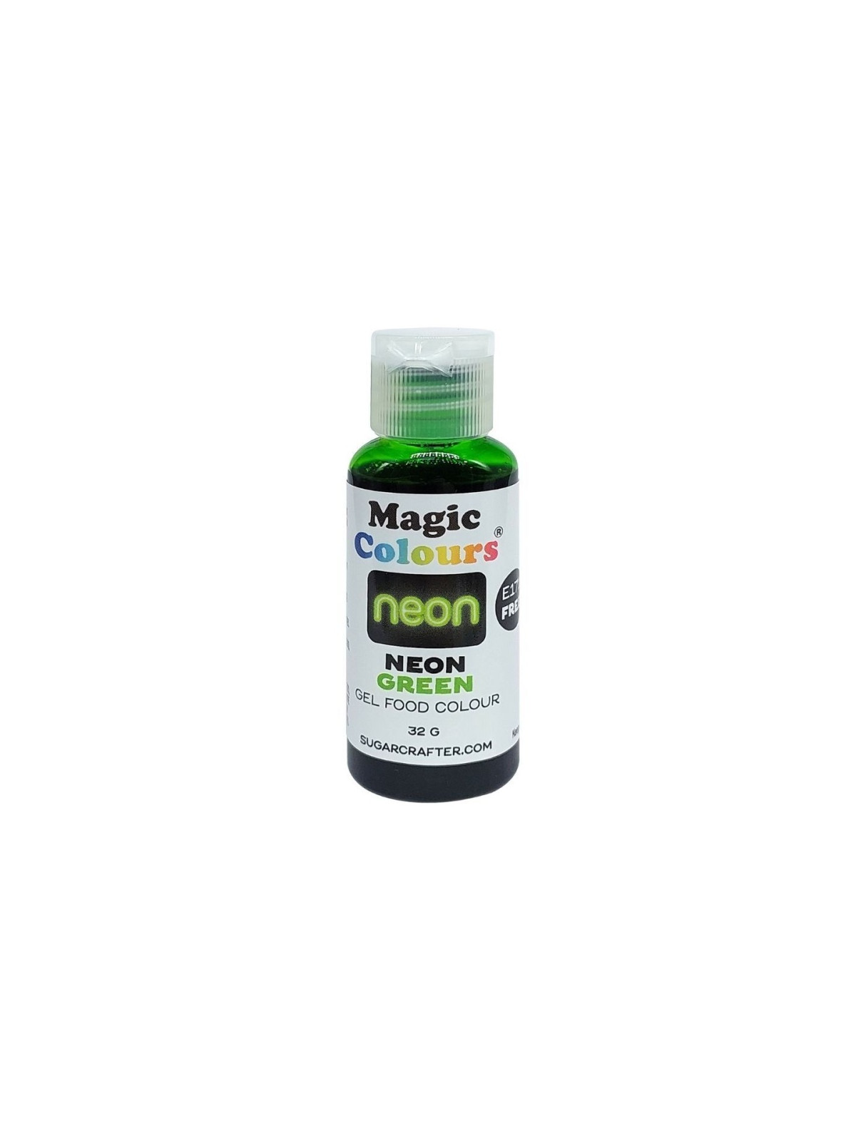 Magic Colours Neon Gel Colour - Neon Green - 32 g