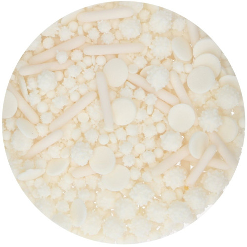 FunCakes Sugar Sprinkles Medley - White 65g