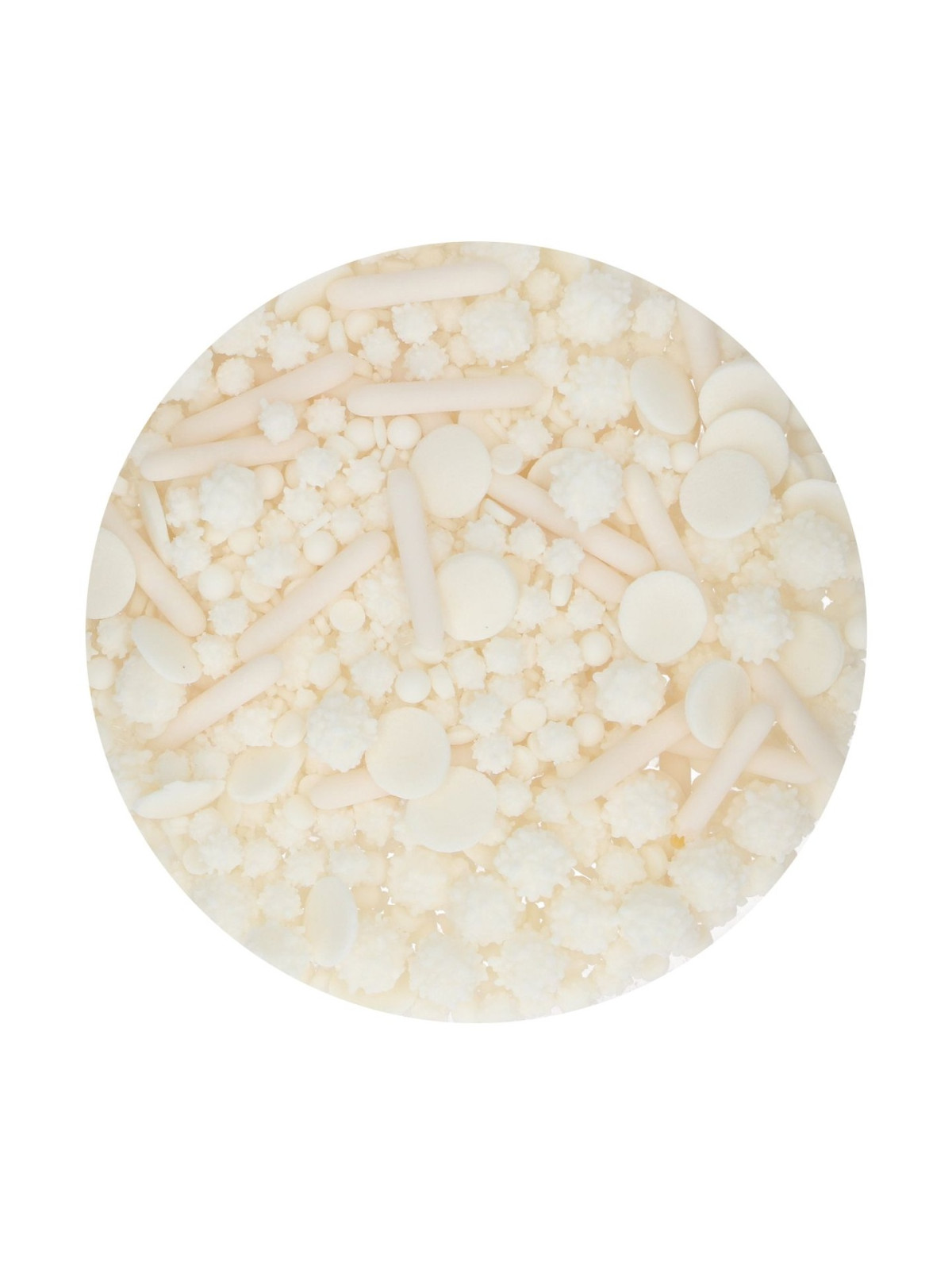 FunCakes Sugar Sprinkles Medley - White 65g