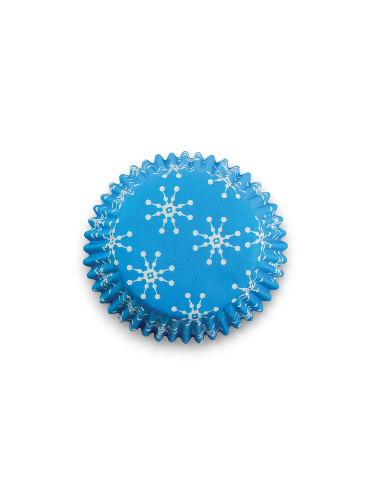 PME Mini Cupcake Cases - Blue with White Snowflakes - 60 pcs