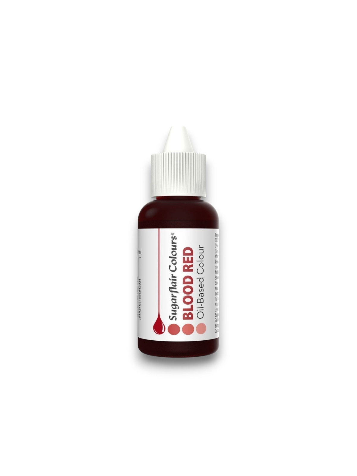 Sugarflair Oil Based colour - blood Red - 30 ml