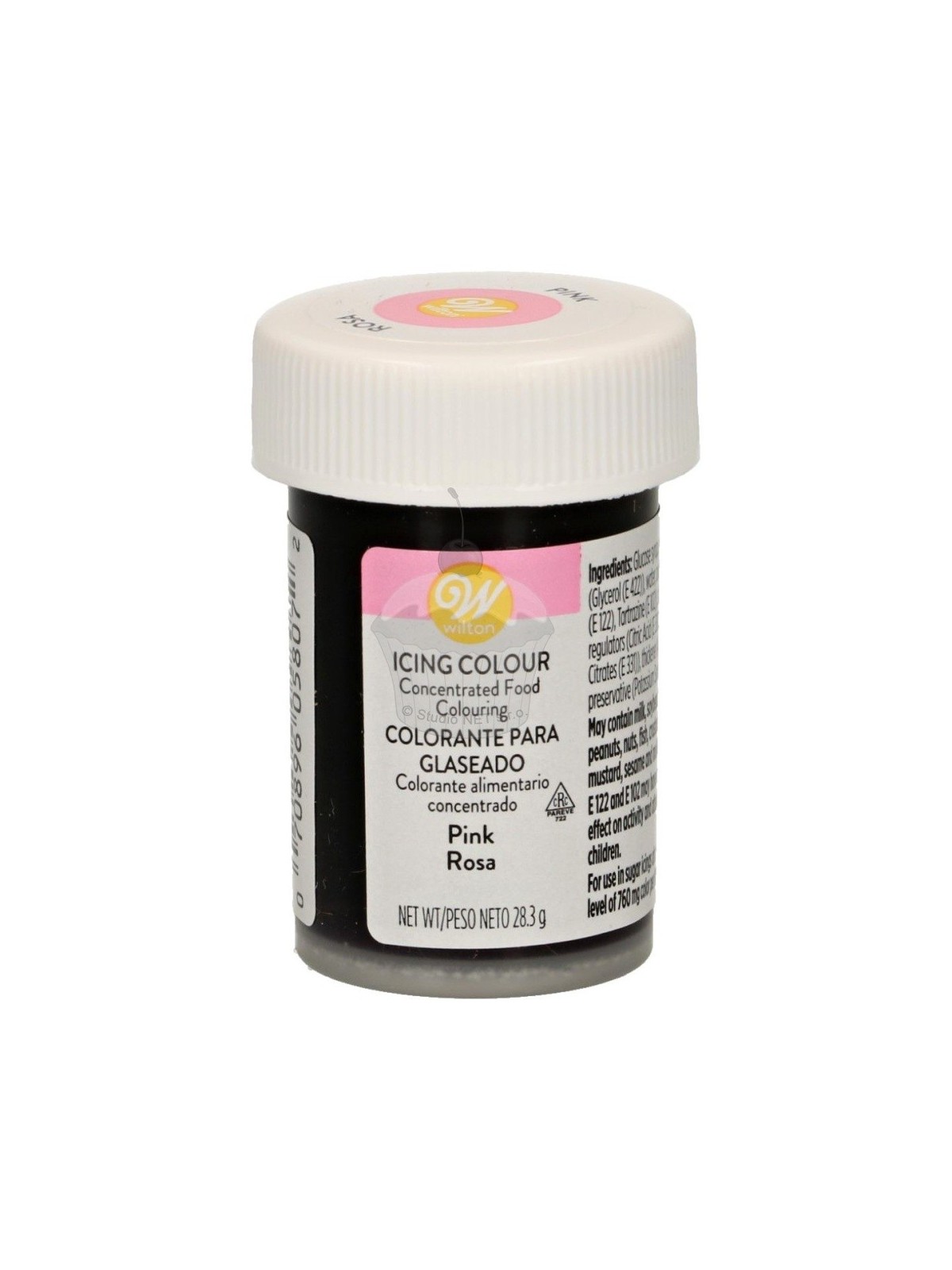 RABATT: Wilton Gelfarbe Pink 28g - Rosa