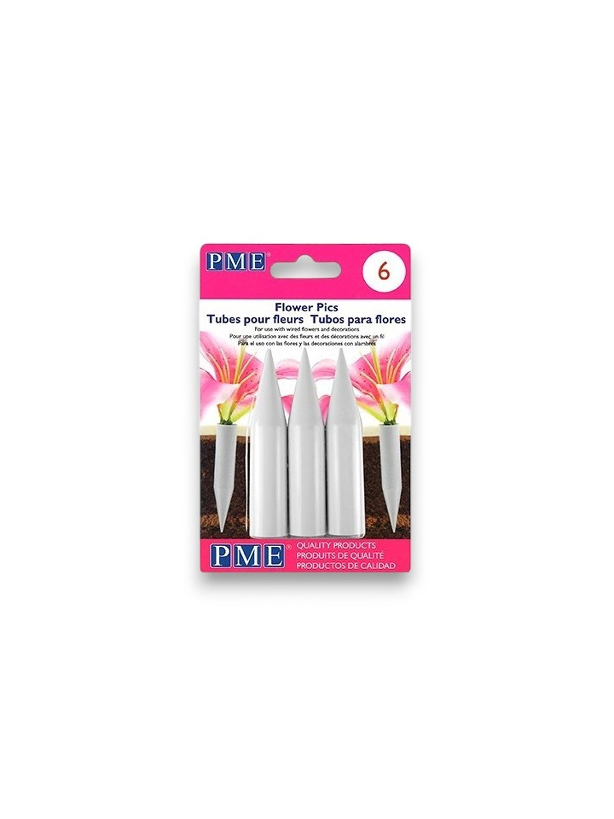 PME Flower Picks - large 6pcs
