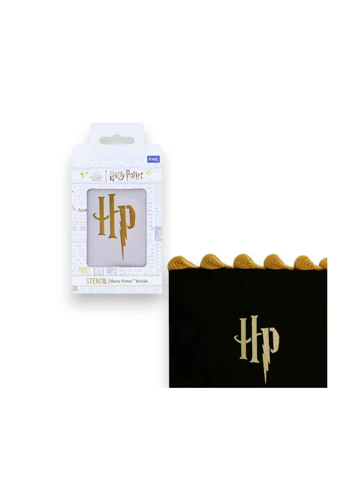 PME Stencil / Šablona Harry Potter – Logo „HP“ - menší