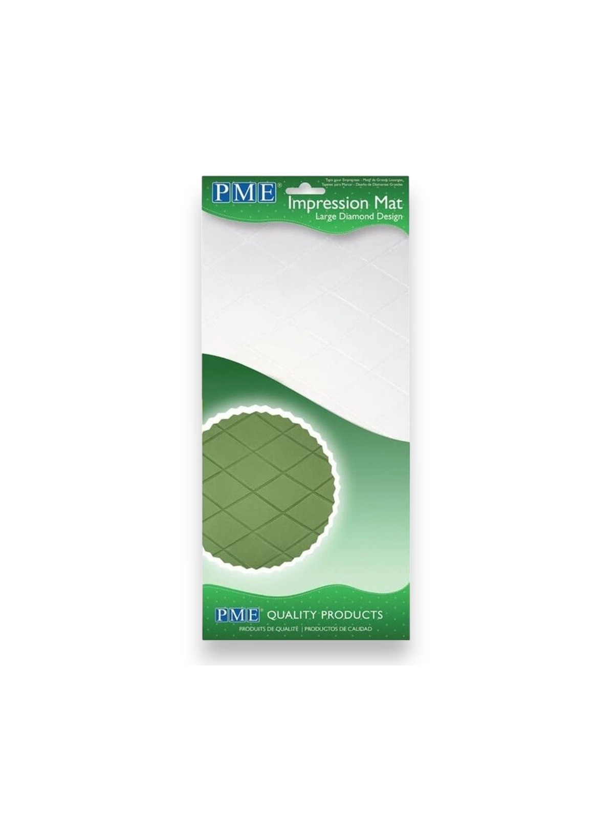 PME Impressionsmatte - Prägeunterlage - Diamant