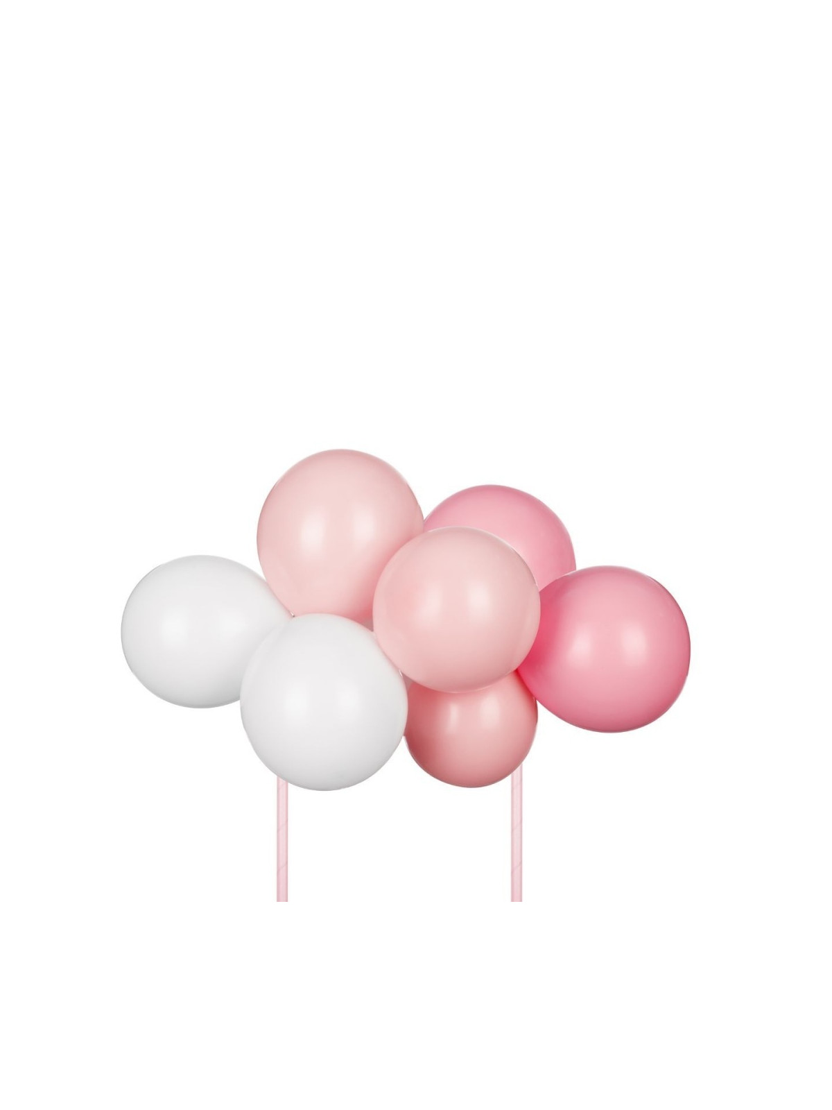 PartyDeco - zápich do dortu - balonky růžové