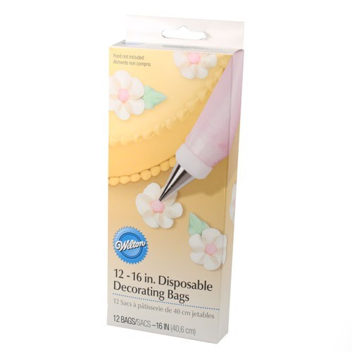 Wilton Disposable Decorating Bags 40cm pk/12