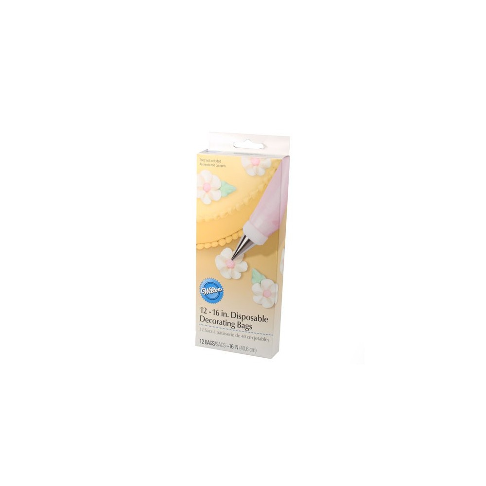 Wilton Disposable Decorating Bags 40cm pk/12