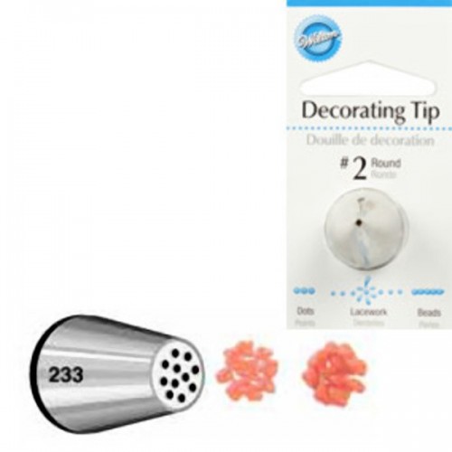 Wilton Decorating Tip 233 Multi-open Carded