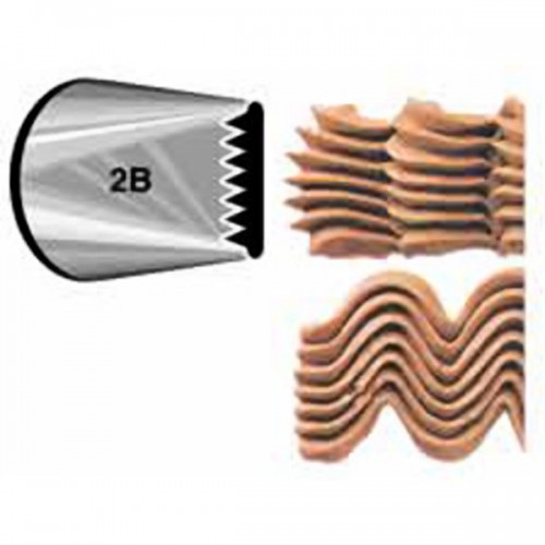 Wilton Decorating Tip 2B Basket weave Carded