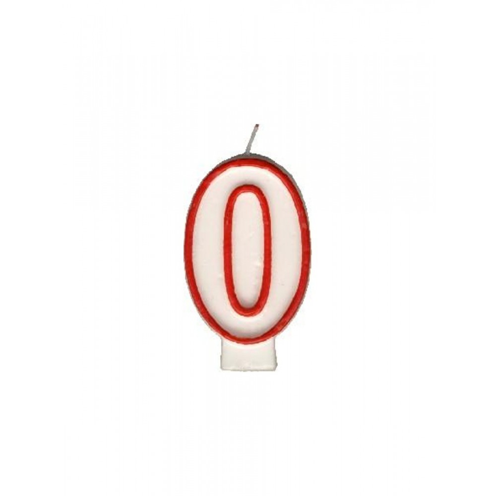 Party Numeral candle - 0 