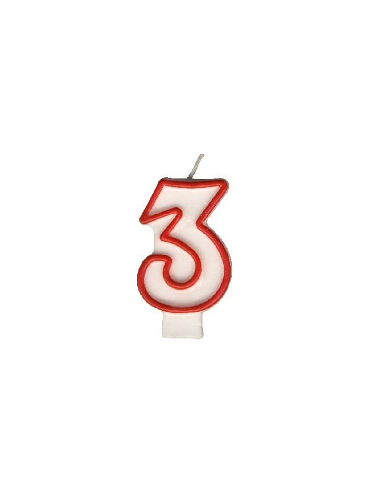 Party Numeral candle - 3