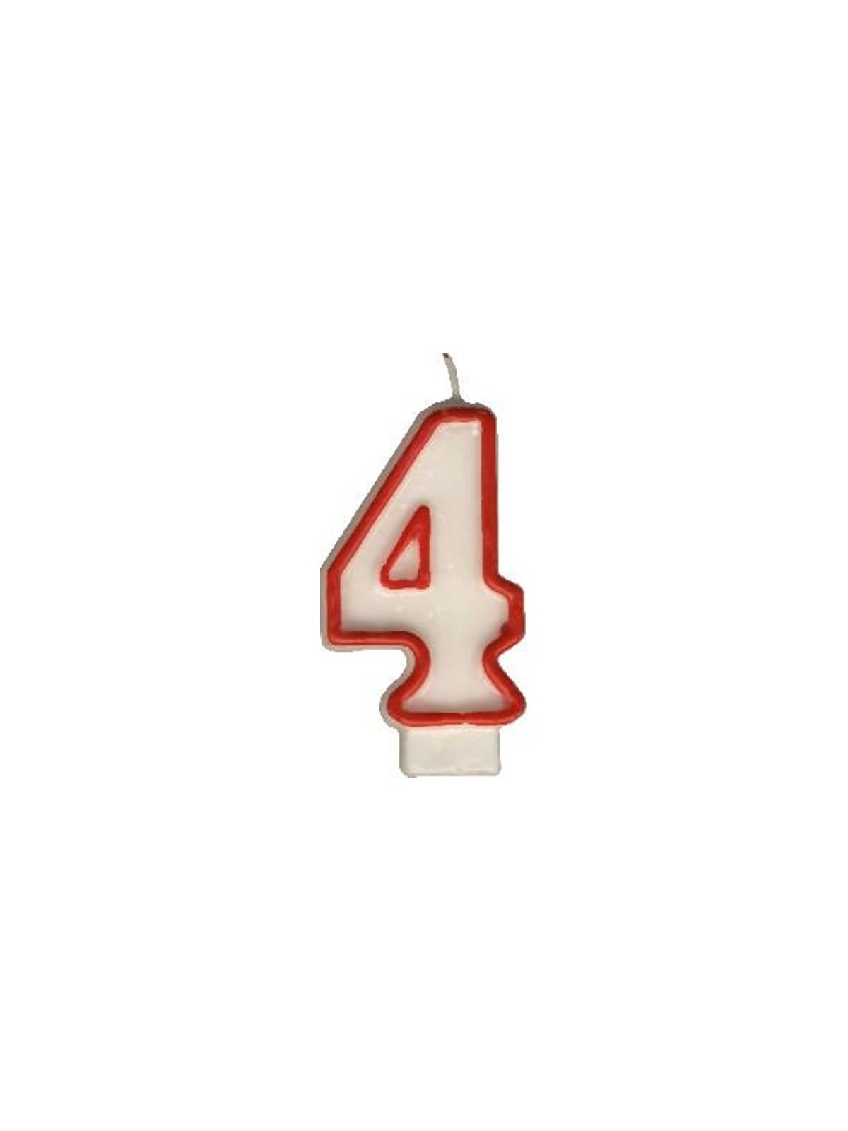 Party Numeral candle - 4