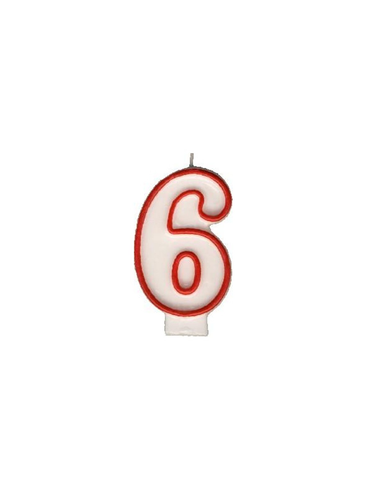 Party Numeral candle - 6