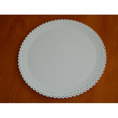 Alcas - Plastic tray for cake - round 28cm