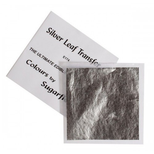 Sugarflair Silver Leaf - silver leaf