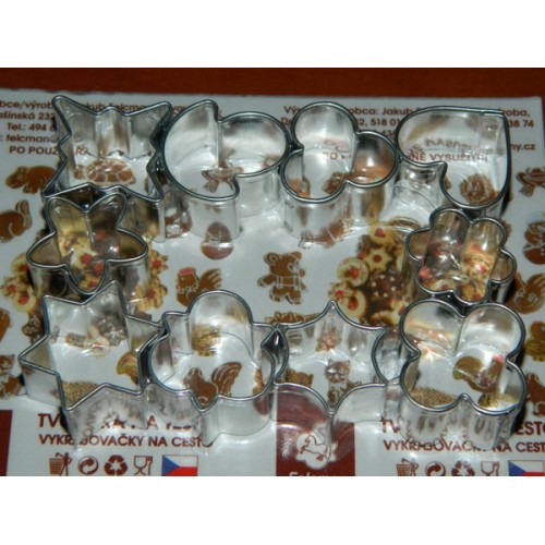 Set of cookie cutters - mini 10 pcs