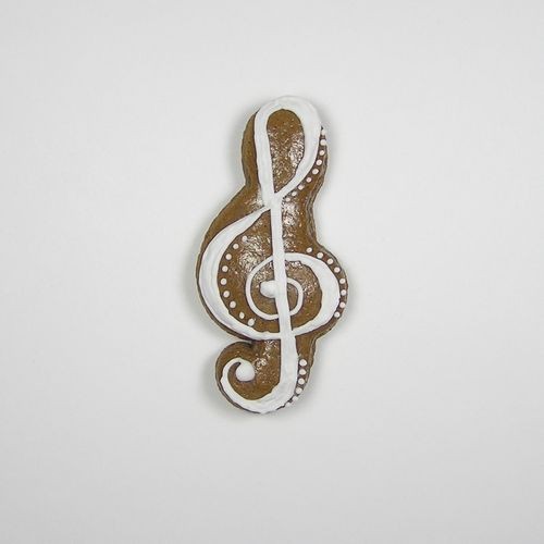 Stainless steel cutter - treble clef