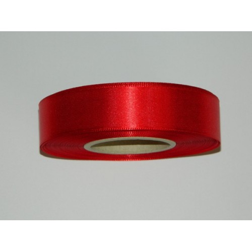 Satin ribbon - red 20m / 24 mm