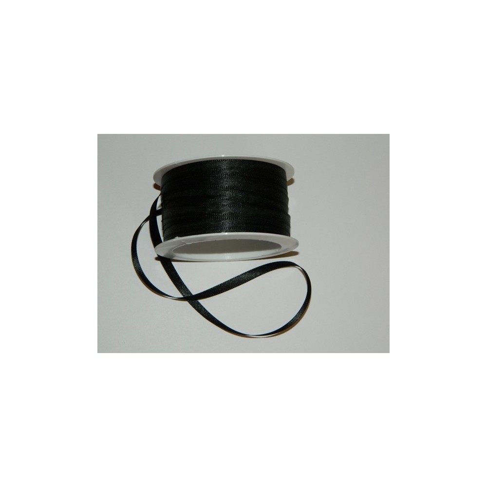 Atlas Ribbon - black 20m/ 5mm