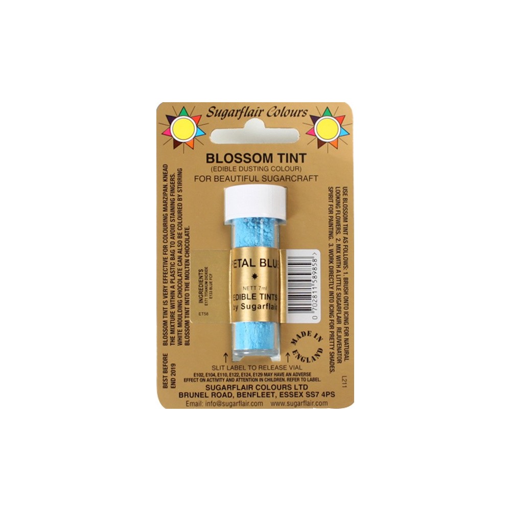 Sugarflair Dusting Colour  PETAL BLUE 7ml