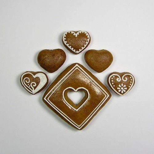 Stainless steel cookie cutter - center heart 1.9cm.