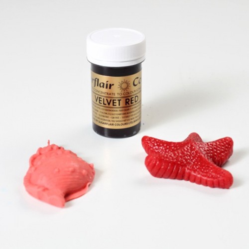 Sugarflair Gelfarbe rot - Red Velvet - 25g