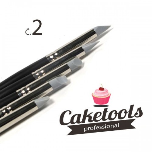 Caketools - Silikon-Pinsel Set -. Gr. 2