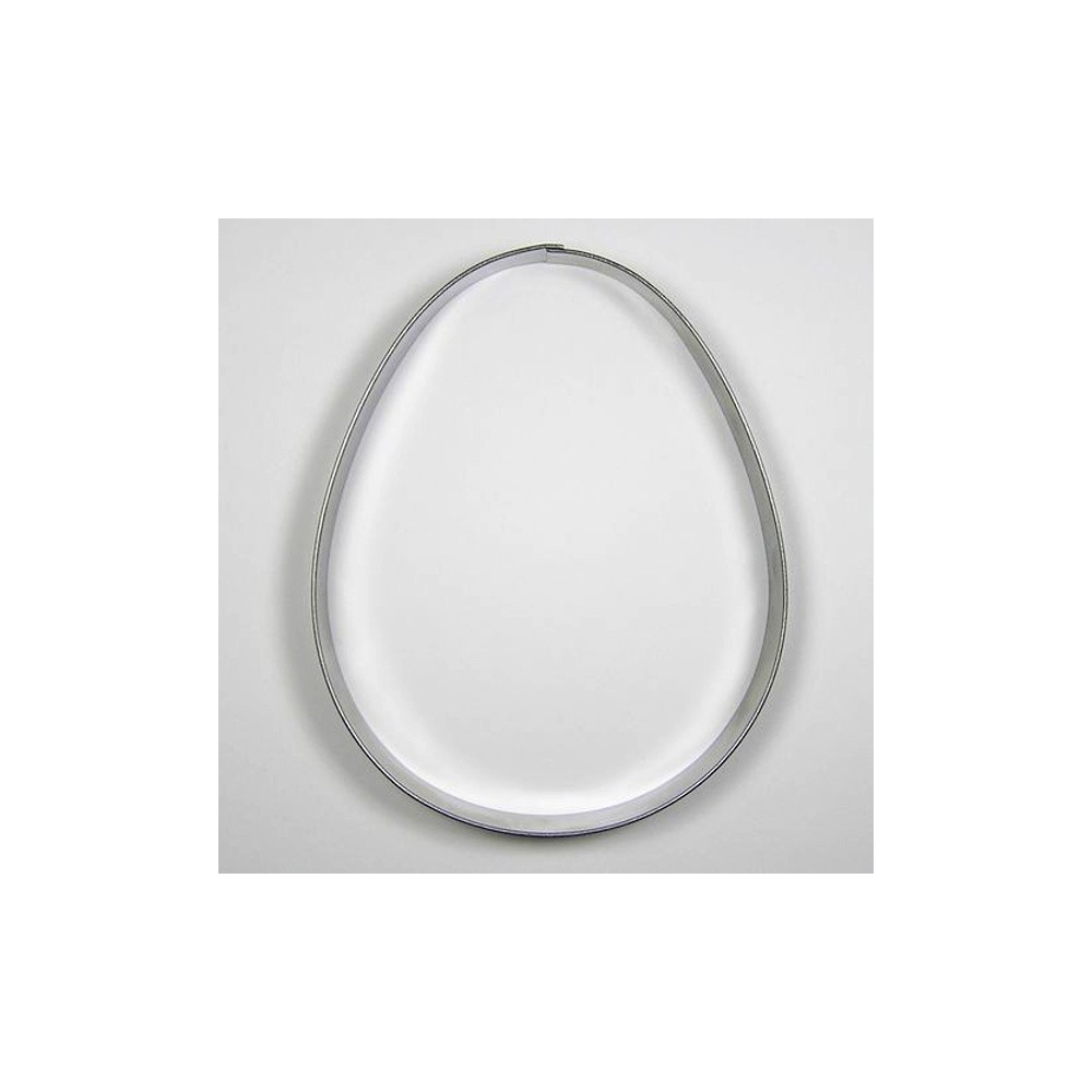 Stainless steel cookie cutter - egg 4 (11cm)