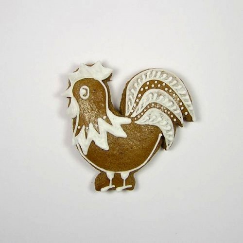 Stainless steel cookie cutter - rooster