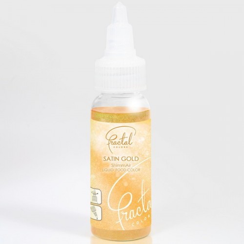 Decorative Airbrush Pearl Paint Liquid Fractal - Satin Gold (33 g)