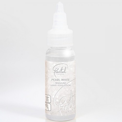 Airbrush Dekorativní perleťová barva tekutá Fractal - Pearl White (33 g)