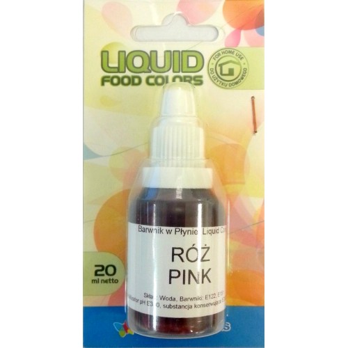 Airbrush Farbe flüssig Food Colours Pink (20 ml) Rosa