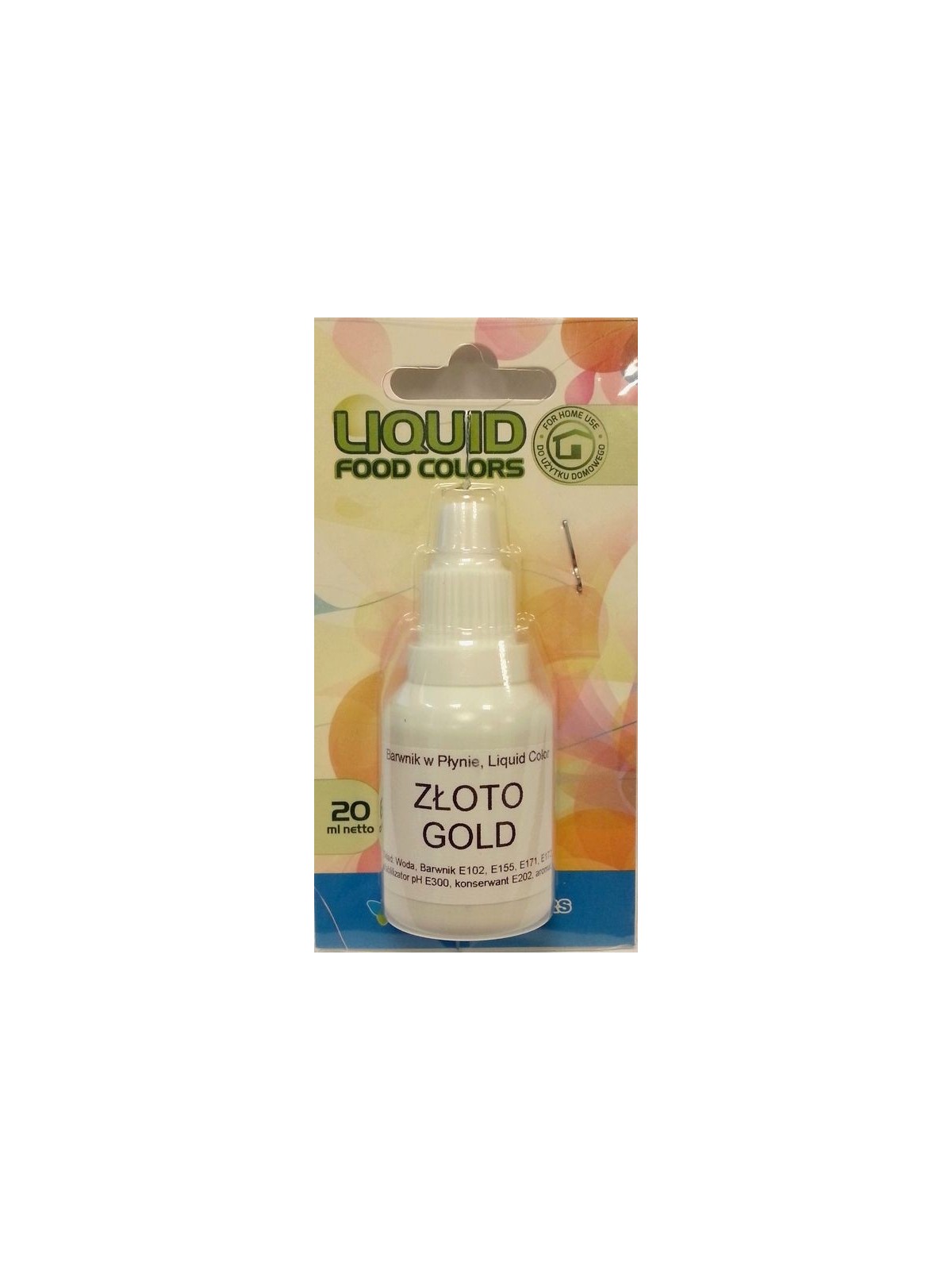 Airbrush pearl liquid Food Colours Gold (20 ml) Gold