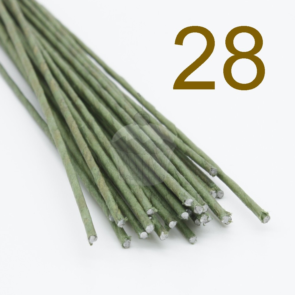 Caketools 28 Wire Floral green - 50pcs