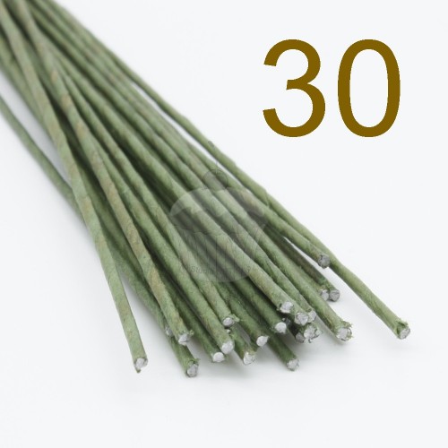 Caketools - 30 aranžovací drátky zelené - 50ks