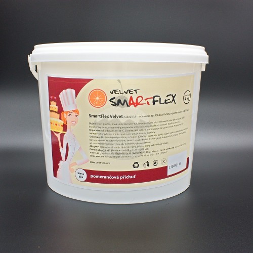 Smartflex Velvet Orange 4kg - Ausrollfondant