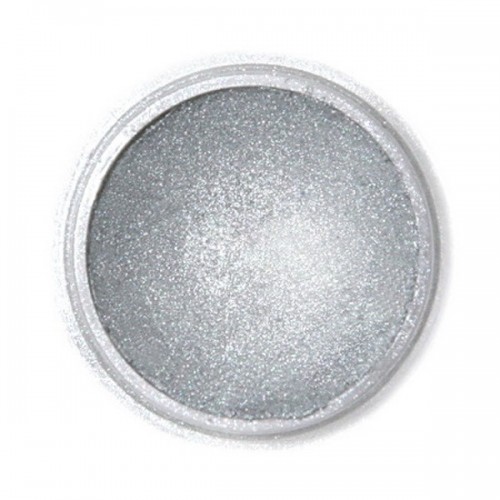 Decorative powdery pearlescent paint Fractal - Dark Silver, Dark metallic silver (2.5 g)