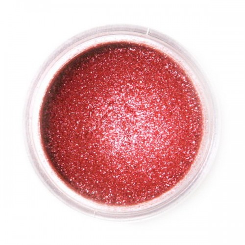 Edible Perle Puderfarbe Fractal - Sparkling Deep Red, Szikrázó vörös (3,5 g)