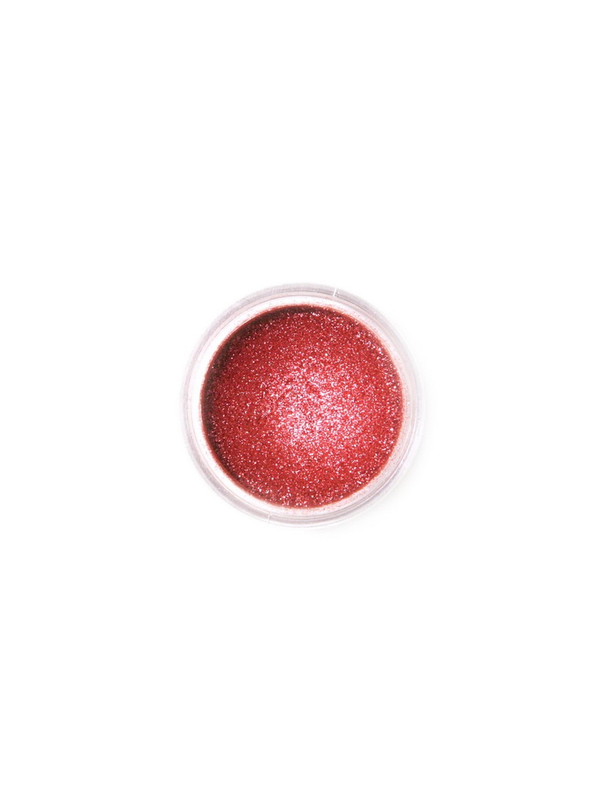 Speisepuder Perlglanzfarbe Fractal - Funkelndes Tiefrot, Funkelndes Rot (3,5 g)