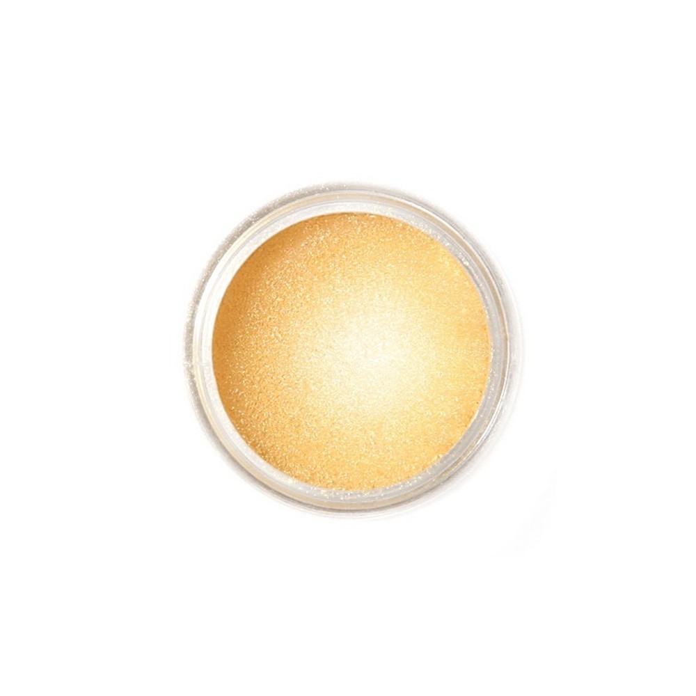 Dekorativní prachová perleťová barva Fractal - Golden Shine, Arany homok (3,5 g)