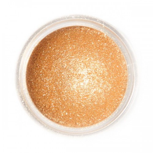 Decorative dust pearl white Fractal - Sparkling Gold, Szikrázó arany (3,5 g)