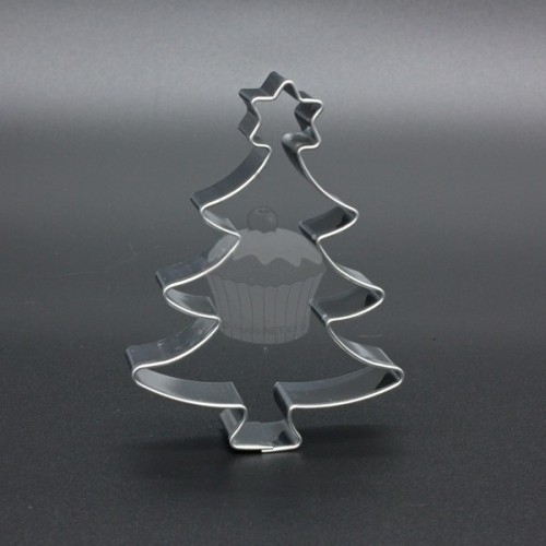 Stainless steel cutter - tree with a star