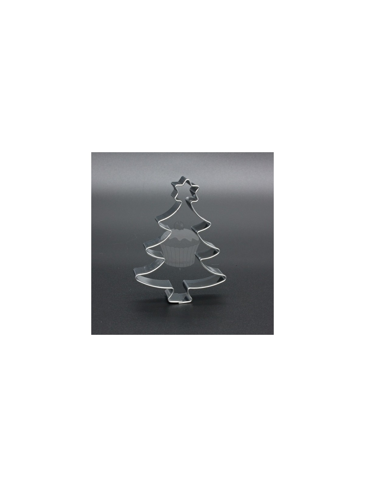 Stainless steel cookie cutter - Christmas tree with star