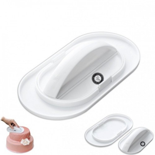 Fondant Smoother - duo - oval