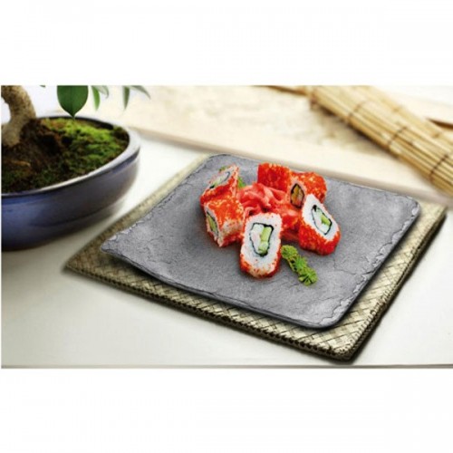 Alcas Serving plate Stone -  20 x 20cm