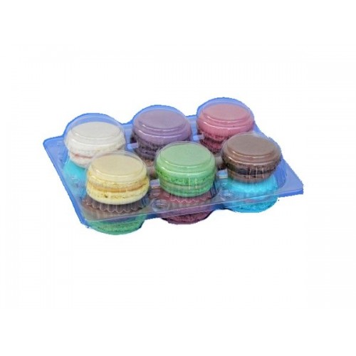 Box for macaroons - 6/12 pieces - 5pc