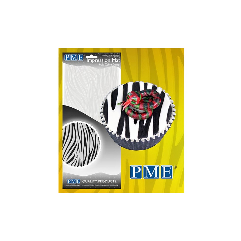 PME Impression Mat Bold Zebra